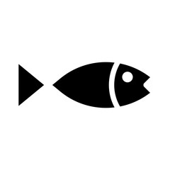 Fish Icon Glyph Style