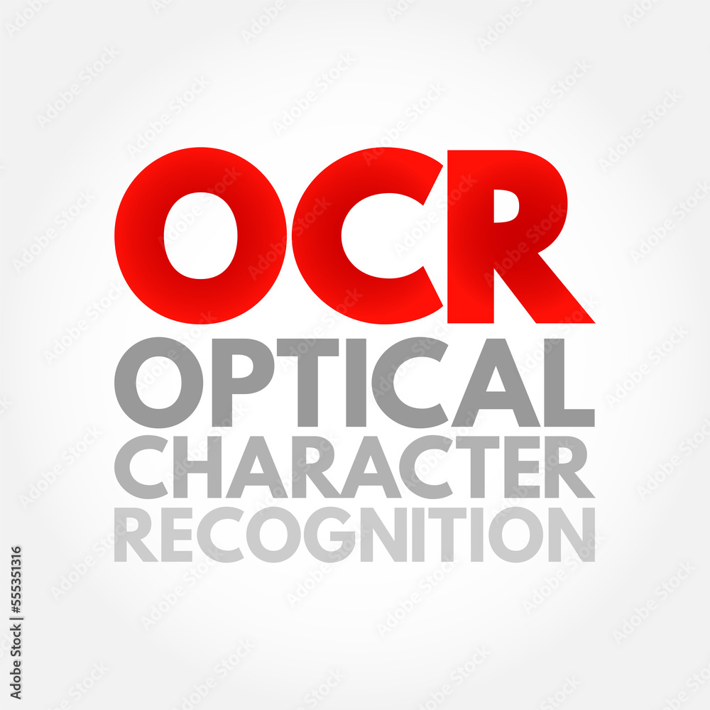 Poster ocr - optical character recognition is the process that converts an image of text into a machine-rea