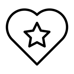 heart icon line style