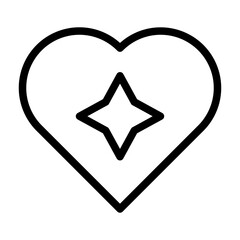 heart icon line style