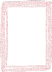 Vector Pink Pastel Frames with Copyspace, Rectangle frame, white background
