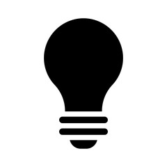 Obraz premium Idea Icon Glyph Style