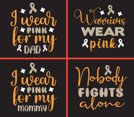 Breast cancer svg t shirt design