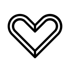 love icon line style