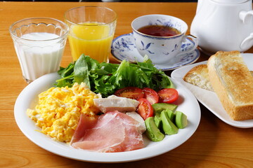 朝食イメージ　朝食バイキング