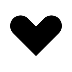 Love Icon Glyph Style