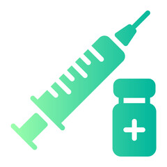 vaccination gradient icon