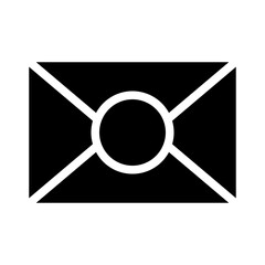 Mail Icon Glyph Style