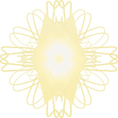 Abstract transparent blank golden texture shape design element.