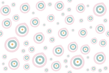 Fototapeta premium Beauty floral seamless patterns vector ornament design It is a pattern created by combining freehand. Create beautiful fabric patterns. Design for print. Using in the.