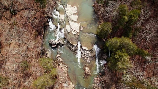 Aerial View of 6 Finger Falls