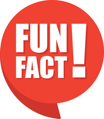 Fun fact comic speech bubble in pop art style. Comic speech. Dialog window. Yellow banner for sale.