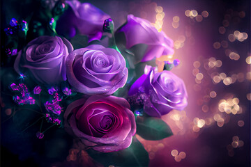 Fototapeta na wymiar representative rose love, valentines day february 14 render realistic