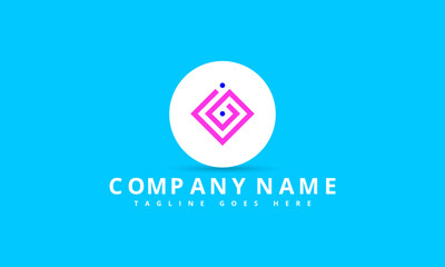 vector crystal abstract icon, logo for your company.