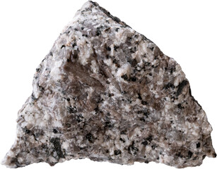 Granite sample. Igneous rock specimen.	