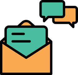 Envelope message Vector Icon
