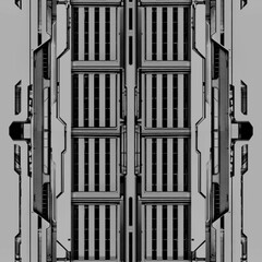 Obraz premium Sci-Fi Ceiling
