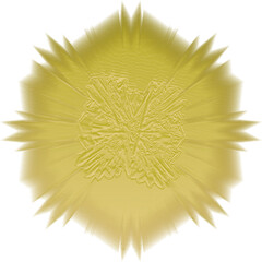 Abstract transparent golden burst texture design element.