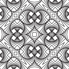 Wavy 3D lines abstract seamless pattern. Vector Twisted Curved Stripe Modern Trendy Illustration of black white background. pattern,