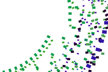 Confetti festive background. Colorful retro tones illustration