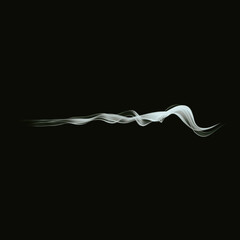 Abstract Smoke on black Background
