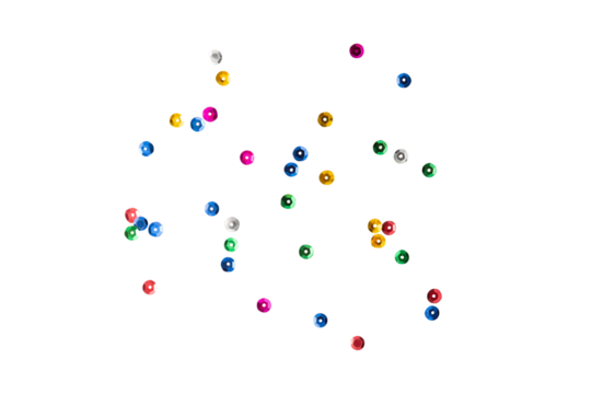Colorful dots confetti, Colorful sparkle decoration cutout, Png file.