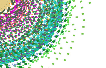 Confetti festive background. Colorful retro tones illustration