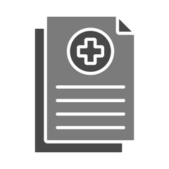 Obraz premium Medical History Icon