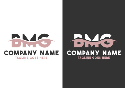 Letter BMG logo design template, BMG logo