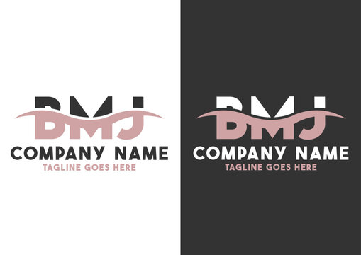 Letter BMJ logo design template, BMJ logo
