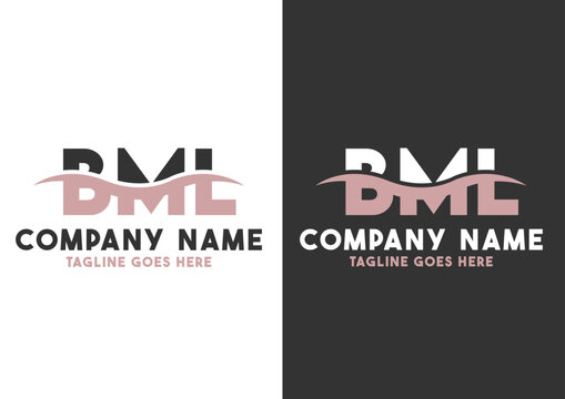 Letter BML logo design template, BML logo