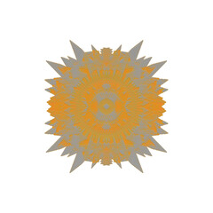 Abstract transparent blank golden texture shape design element.