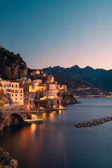 Obraz na płótnie Canvas view of the Amalfi coast