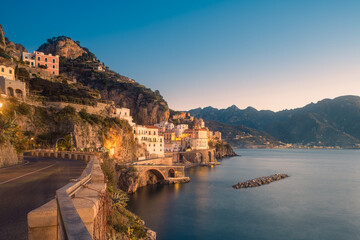 view of the Amalfi coast