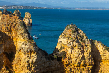 Tourists visiting Ponta da Piedade