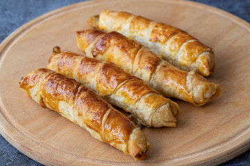 Cigarette Böreği - Türkpro Shaped Rolls, Potato Cheese Pie.