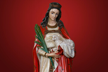 Statue of Agnes of Rome