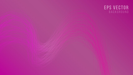 Abstract wavy lines, pink background with lines and layers. Profile header, site header. Vector design, illustration
