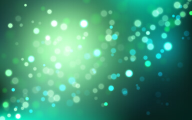 Green Galaxy luxury bokeh soft light abstract background, Vector eps 10 illustration bokeh particles, Background decoration