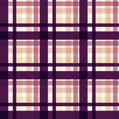 plaid pattern fabric design texture is made with alternating bands of coloured (pre-dyed) threads woven as both warp and weft at right angles to each other.