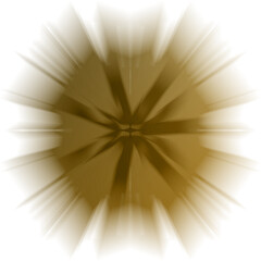 Abstract transparent golden burst texture design element.