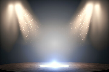 Obraz premium spotlight on stage with spotlight,spotlight,spotlight on stage