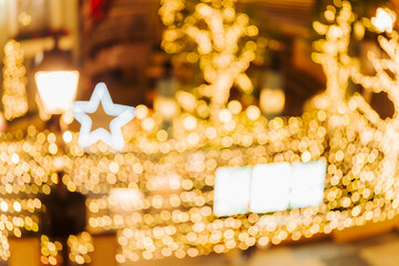 川崎・ラチッタデッラのイルミネーション　ぼかし【神奈川県・川崎市】　
Bokeh illumination in the city - Japan