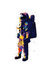  illustration of Astronaut, Astronaut sketch in illustrator vector art. Spaceman