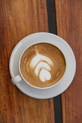 cup of coffee with milk