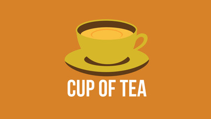 Cup of tea vector