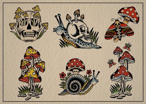 Mushroom Tattoo Flash Images – Browse 21 Stock Photos, Vectors, and Video | Adobe Stock Mushroom Tattoo Flash Images – Browse 21 Stock Photos, Vectors, and Video | Adobe Stock
