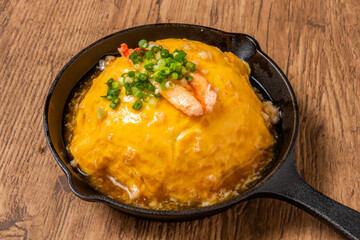 蟹チャーハン　Chinese food Crab fried rice 