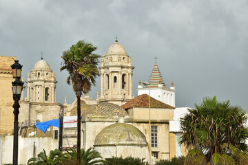 Fototapeta na wymiar Zima w Cádiz Hiszpania