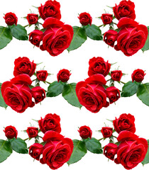 red roses,seamless composition element,floral frame design,banner,wedding invitation,poster,product packaging,greeting cards,anniversaries,valentine's day,repeatable elegant pattern